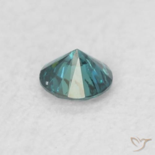 Diamante Azul Natural 0.07ct, Redondo, SI