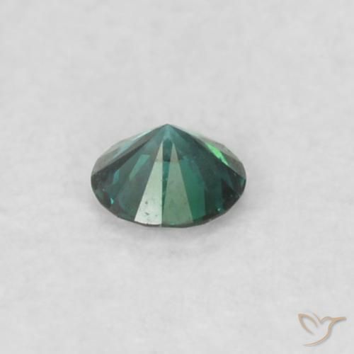 Diamante Verde Natural 0.03ct, Redondo, VVS-VS