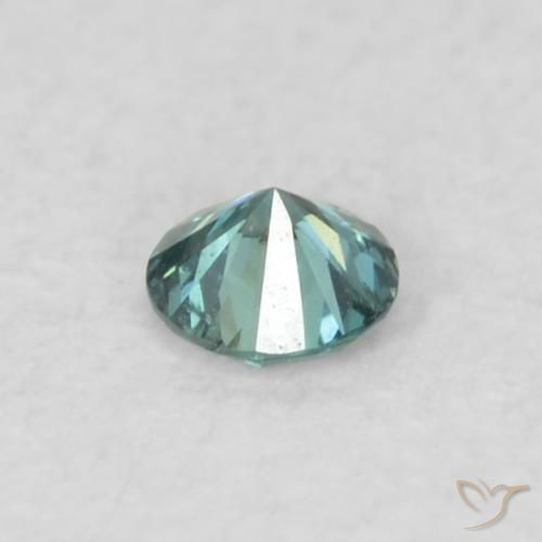 Diamante Azul Natural 0.05ct, Redondo, VVS-VS