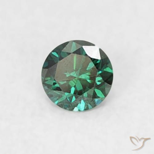 Diamante Verde Natural 0.05ct, Redondo, VVS-VS