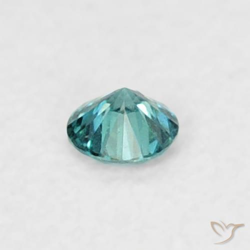 Diamante Azul Natural 0.04ct, Redondo, VVS-VS