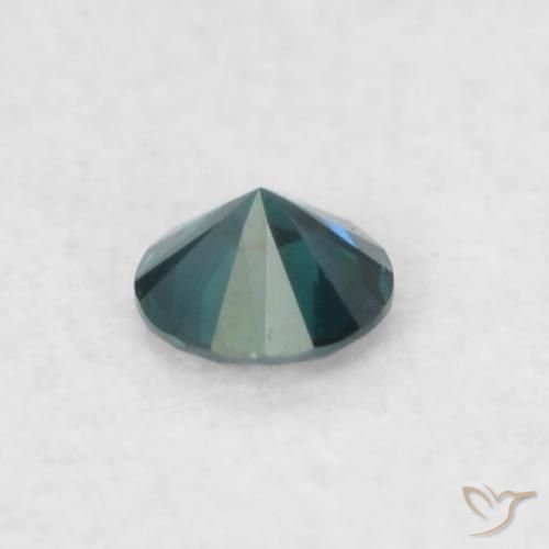 Diamante Azul Natural 0.04ct, Redondo, VVS-VS