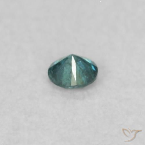 Diamante Azul Natural 0.02ct, Redondo, SI