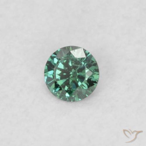 Diamante Verde Natural 0.02ct, Redondo, VS