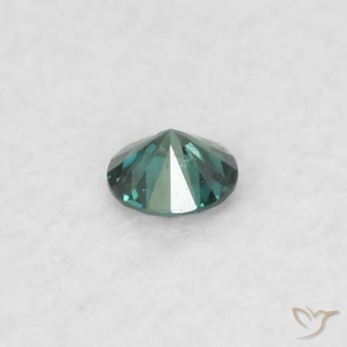Diamante Verde Natural 0.02ct, Redondo, VS