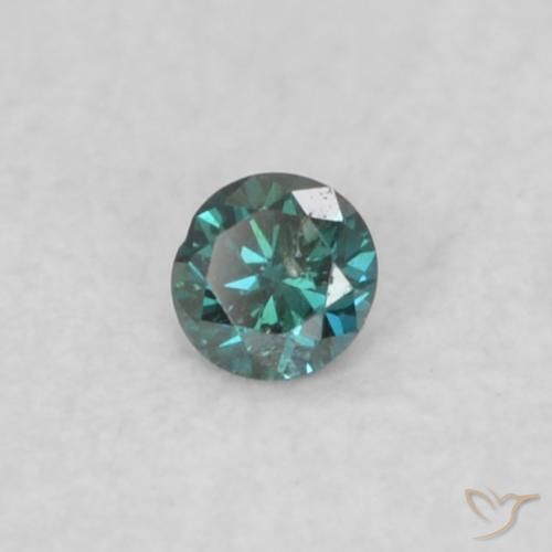 Diamante Verde Natural 0.02ct, Redondo, VS-SI