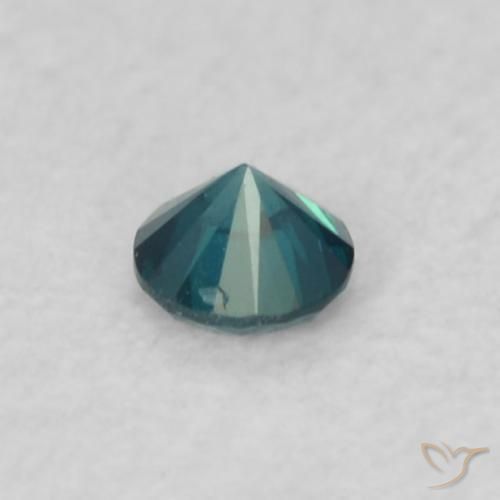 Diamante Azul Natural 0.04ct, Redondo, VS
