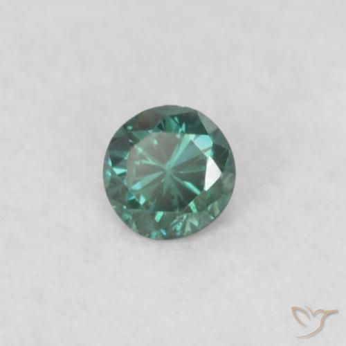Diamante Verde Natural 0.02ct, Redondo, VS