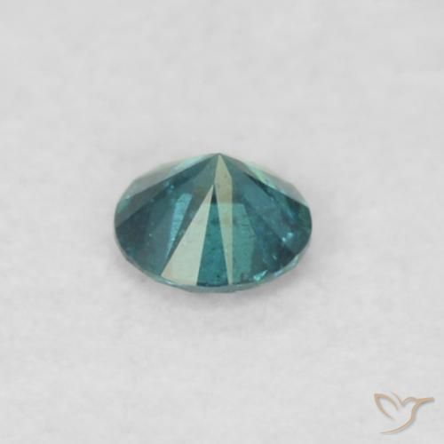 Diamante Azul Natural 0.03ct, Redondo, VS
