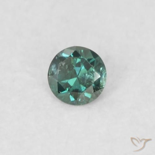 Diamante Verde Natural 0.02ct, Redondo, VS