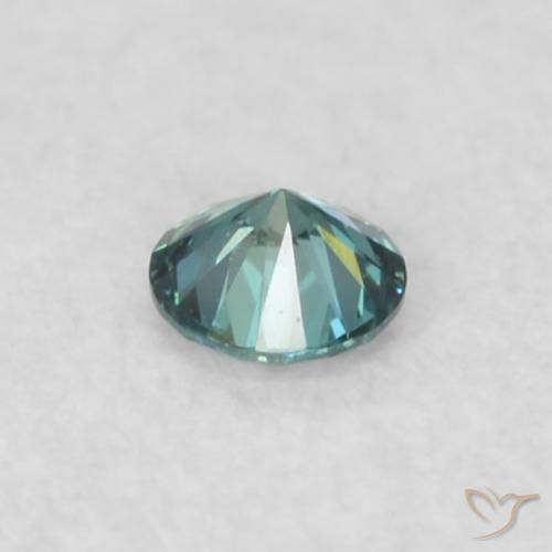 Diamante Azul Natural 0.03ct, Redondo, VS
