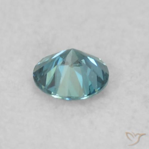 Diamante Azul Natural 0.05ct, Redondo, VS
