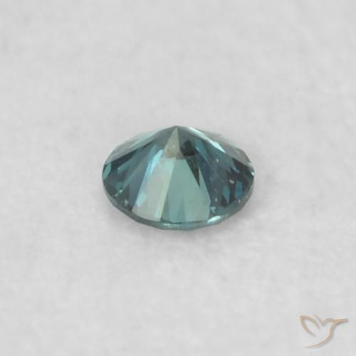 Diamante Azul Natural 0.03ct, Redondo, VS