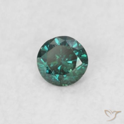Diamante Verde Natural 0.03ct, Redondo, VS
