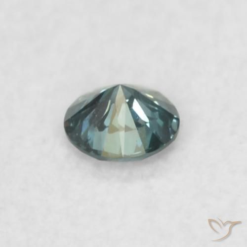 Diamante Azul Natural 0.03ct, Redondo, VS