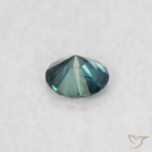 Diamante Azul Natural 0.04ct, Redondo, VVS-VS
