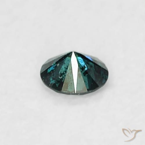 Diamante Verde Natural 0.03ct, Redondo, SI