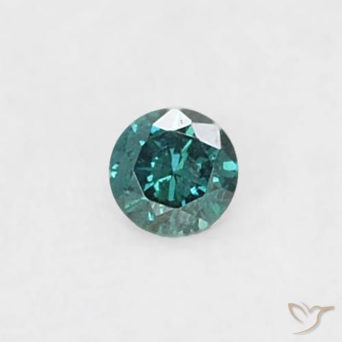 Diamante azul solto de 0,01 quilates, diamante lapidado de 1,6 mm da Índia, Photo A
