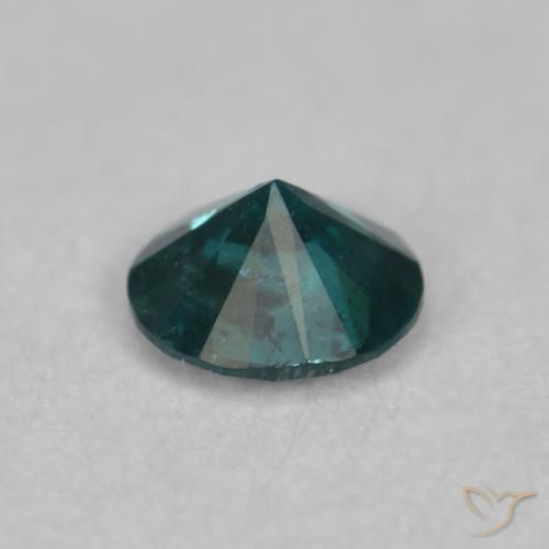Diamante Verde Natural 0.12ct, Redondo, SI