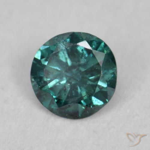 Diamante Verde Natural 0.08ct, Redondo, VVS-VS