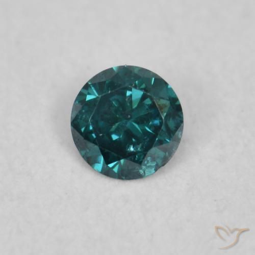 Diamante Verde Natural 0.04ct, Redondo, VVS-VS
