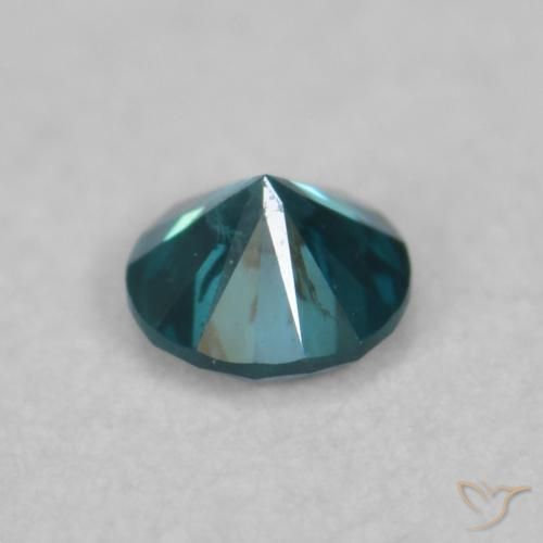 Diamante Azul Natural 0.06ct, Redondo, VVS-VS