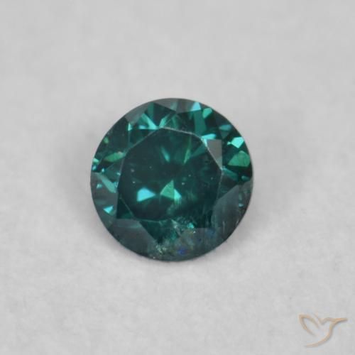 Diamante Verde Natural 0.04ct, Redondo, SI