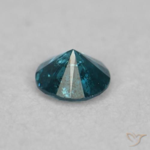 Diamante Azul Natural 0.04ct, Redondo, SI