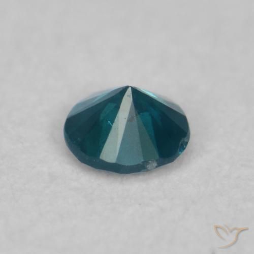 Diamante Azul Natural 0.05ct, Redondo, SI