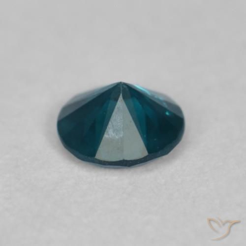 Diamante Azul Natural 0.12ct, Redondo, VVS-VS