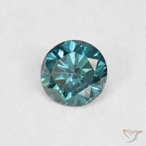 Diamante Verde Natural 0.04ct, Redondo, VVS-VS
