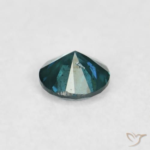 Diamante Azul Natural 0.04ct, Redondo, VVS-VS