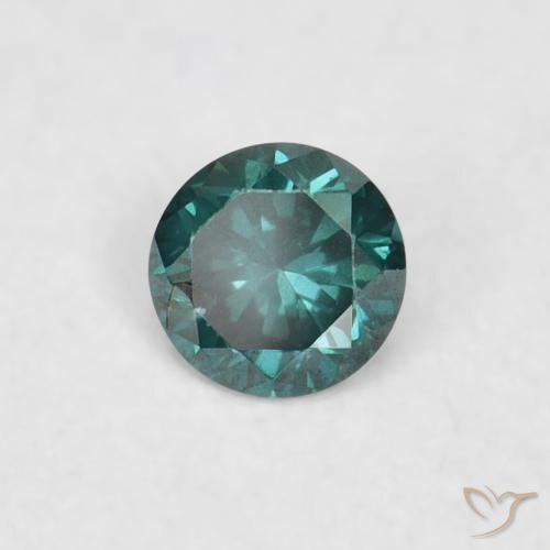Diamante Verde Natural 0.04ct, Redondo, VVS-VS