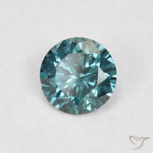Diamante Verde Natural 0.05ct, Redondo, VVS-VS