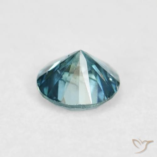 Diamante Azul Natural 0.06ct, Redondo, VVS-VS