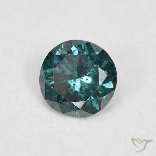 Diamante Verde Natural 0.04ct, Redondo, VVS-VS