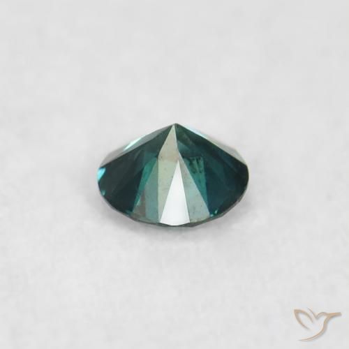 Diamante Azul Natural 0.03ct, Redondo, VS