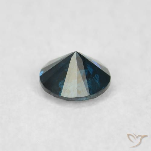 Diamante Azul Natural 0.06ct, Redondo, VS