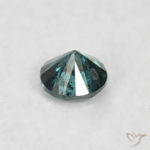 Diamante Azul Natural 0.05ct, Redondo, VS