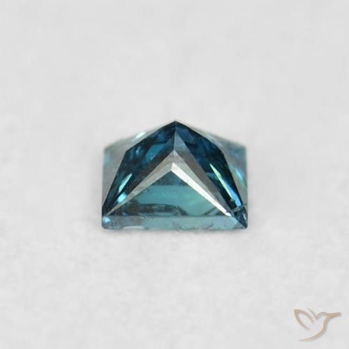 Diamante Azul Natural 0.02ct, Quadrado, VS