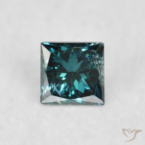 0.07ct Natural Verde Diamante, Quadrado, VS