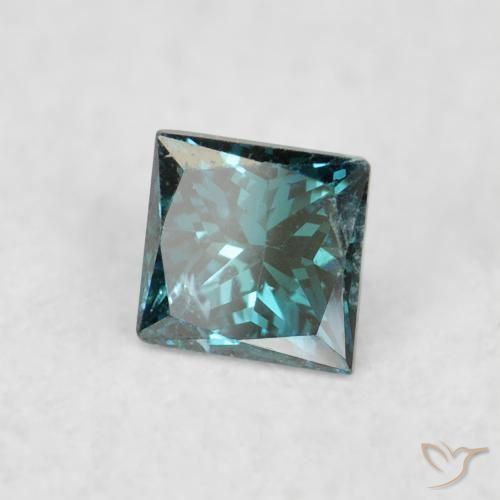 Diamante Verde Natural 0.07ct, Quadrado, VS