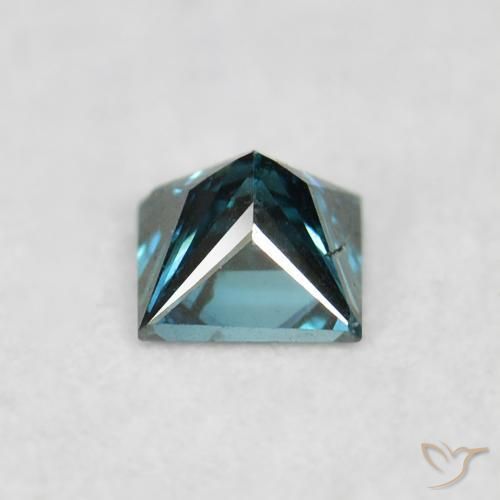 Diamante Verde Natural 0.07ct, Quadrado, VS
