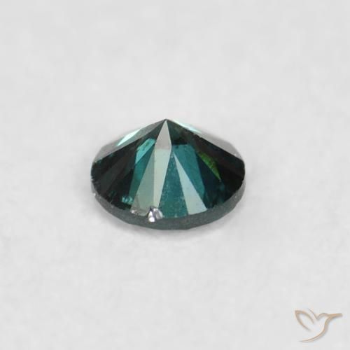 Diamante Verde Natural 0.04ct, Redondo, VS-SI