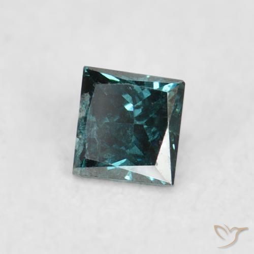 Diamante Verde Natural 0.05ct, Quadrado, VS-SI