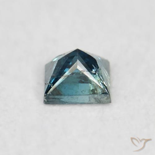 Diamante Azul Natural 0.07ct, Quadrado, VS-SI