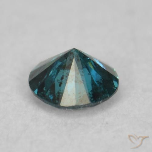 Diamante Azul Natural 0.06ct, Redondo, VS-SI