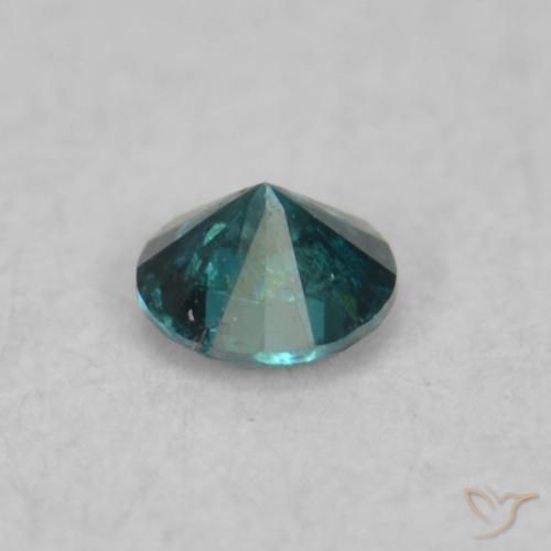 Diamante Verde Natural 0.03ct, Redondo, VS-SI