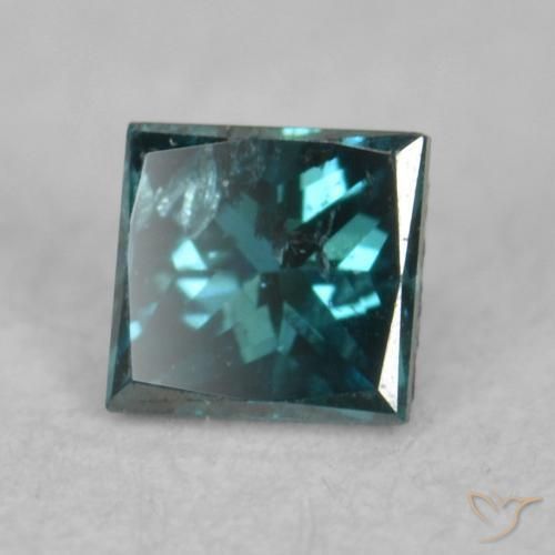 Diamante Verde Natural 0.07ct, Quadrado, VS-SI