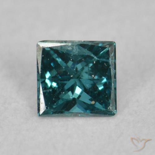 0.05ct Natural Verde Diamante, Quadrado, VS-SI